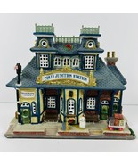 Lemax Carole Towne Main Junction Station Christmas Village House Telegra... - £37.19 GBP