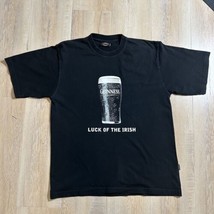 GUINNESS Glass Luck of the Irish Black T-Shirt Size XL  Official Merchan... - £14.81 GBP