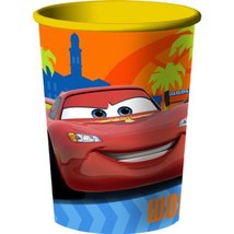 Disney's Cars 2 - Grand Prix 16 oz. Plastic Cup Party Accessory (1 count) by Hal - $5.38