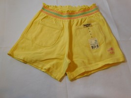 Osh Kosh B&#39;Gosh Girls Youth Shorts 6 Bright Yellow Ht 45-47&quot; Wst 22&quot; NWT - £10.10 GBP