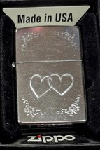 Sharp   Lovers Hearts Entwined Zippo Lighter - $28.45