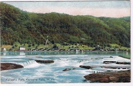 West Virginia Postcard Kanawha Falls Hugh Leighton Made In Germany - £2.21 GBP