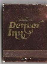 Vintage Strike on Matchbook of Stouffer&#39;s Denver Inn Colorado - $131.75 MXN