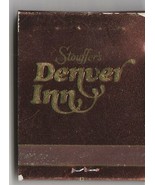 Vintage Strike on Matchbook of Stouffer&#39;s Denver Inn Colorado - $133.22 MXN