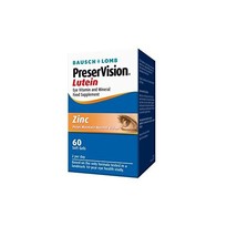 Bausch&amp;Lomb PreserVison Eye Vitamin and Mineral Food Supplement Lutein F... - $40.00