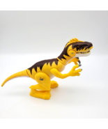 Jurassic World Dinosaur Raptor 9&quot; Eyes Light Up Makes Sound Yellow Plays... - $8.91