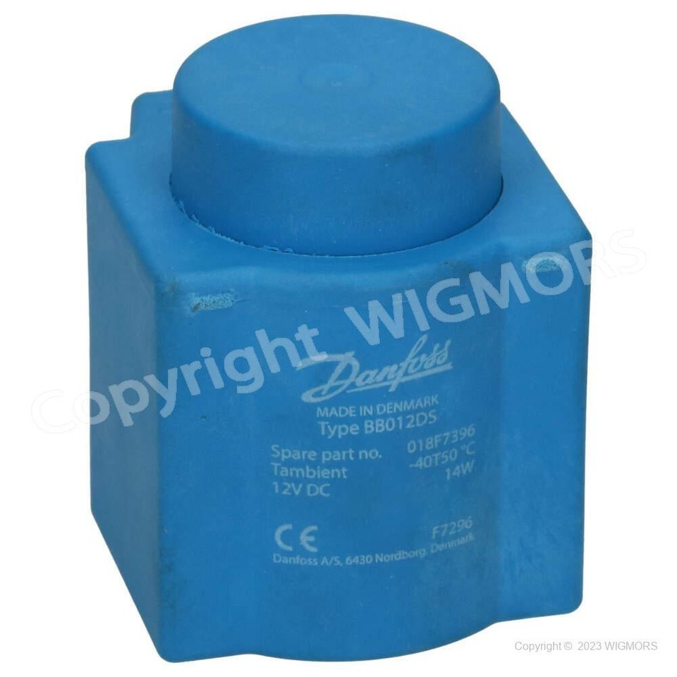 Coil Danfoss BB012DS 12V DC IP00 14W 018F7396 - $55.03