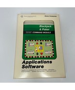 Texas Instruments TI-99/4A Cartridge Game w/ Manual &amp; Box  BLACKJACK &amp; P... - €20,27 EUR