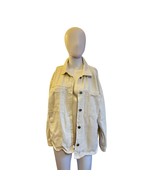 Carly Jean Los Angeles Women’s Medium White Denim Jacket – 100% Cotton - €33,37 EUR