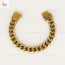 18 Karat,22 Karat Echt Massiv Gold Handgemacht Luxus Link HERREN Armband 70 - - £7,876.24 GBP+