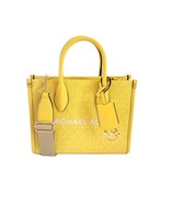 Michael Kors Mirella Small Shopper Top Zip Crossbody Handbag MK Daisy Ye... - $124.27 CAD