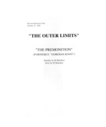 1965&#39;s THE OUTER LIMITS: THE PREMONITION repro TV series script - $30.88 CAD