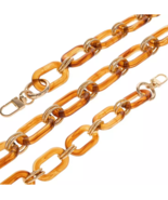 Amber &amp; Gold Link Chain Strap New - $19.62 CAD