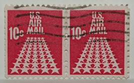 Vintage Stamps American America Usa 10 C Ten Cent Runway Stars Airmail X1 B29 - £1.93 GBP