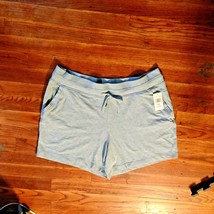 32 Degrees Cool Shorts Heather Lead Women Size Large Pull On - $14.85