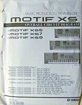 Yamaha MOTIF XS6 XS7 XS8 Synthesizer Original Overall Circuit Diagram Schematics - $49.49