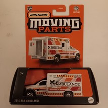 Matchbox 2024 #16 White 2016 RAM Ambulance MBX Moving Parts Series HVN01 - $14.99