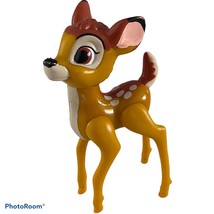 Vintage Bambi Plastic Toy Figurine Deer Disney 3 3/4&quot; Poseable Legs &amp; Head - £15.81 GBP