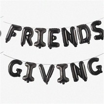 &quot;Fall Friendsgiving Fiesta: 16&quot; Multicolor F Balloons Banner &amp; Party Decorations - $21.77