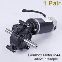  M44 Gearbox DC 24V Motor 4.5A 300W 5300rpm with brake power chair pa - $320.00