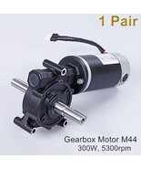  M44 Gearbox DC 24V Motor 4.5A 300W 5300rpm with brake power chair pa - $434.67 CAD