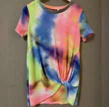 GTOG Girls Tie Dye Top Large Age 11-14 Pink, Purple, Blue, Green, &amp; Orange NWT - £19.66 GBP