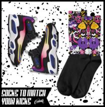TRIP Socks for Air Griffey Max 1 Los Purple Pink Blue Angeles Sunset 24 Shirt - £16.53 GBP