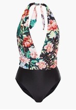 Zimmerman Bellitude Floral Plunge One-Piece Swimsuit $320, Sz 0 US 2 / 4... - £118.34 GBP