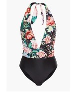 Zimmerman Bellitude Floral Plunge One-Piece Swimsuit $320, Sz 0 US 2 / 4... - $148.49