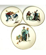 Gorham Norman Rockwell Collectors Plates China The Four Seasons Series 1... - £31.38 GBP