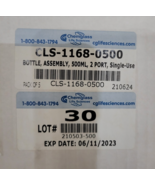 Chemglass Life Sciences CLS-1168-0500 Bottle 500mL 2-Port Single-Use CAS... - $119.50