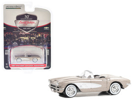 1961 Chevrolet Corvette Convertible Fawn Beige Metallic Lot #1041 Barrett Jackso - £14.58 GBP