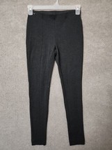 J Jill Ponte Knit Legging Pants Womens S Gray Slim Leg Elastic Waist Pull On - £23.71 GBP
