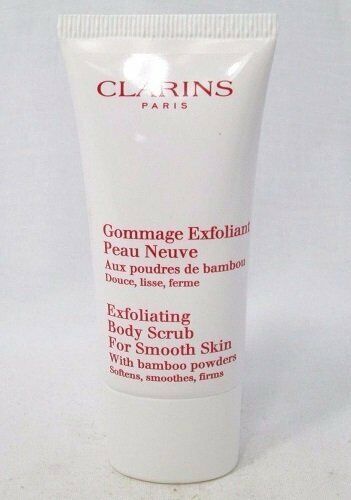 Primary image for 4 x Clarins Exfoliating Body Scrub for Smooth Skin with Bamboo Powders  1 Oz