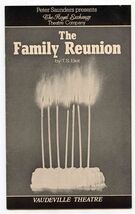 The Family Reunion Program T S Eliot Vaudeville Theatre London 1979 Edwa... - $13.86