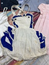Vtg 1940s Lot Baby Toddler Clothes 2 Dress 2 Jacket Hat Romper Waldes Zip Sz 3 - £39.05 GBP