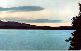 Sunset on Jackson Lake Near Yellowstone National Park Colorado Postcard - £5.43 GBP
