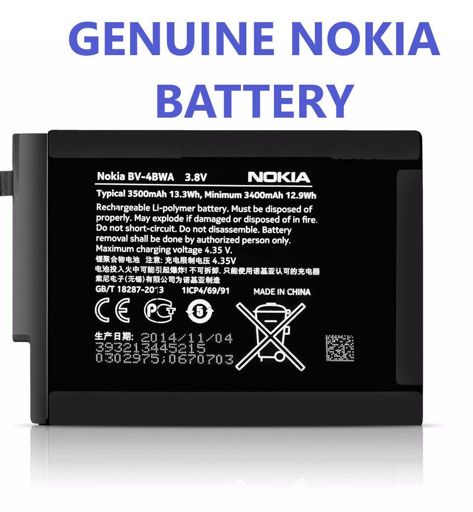 Primary image for OEM Nokia BV-4BWA BV4BWA Replacement Battery w/ Flex Lumia 1320 3500mAh
