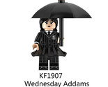 Wednesday Addams Horror Series KF1907 Building Block Minifigure - $2.92