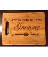 everything tastes better when Grammy makes it - Laser Engraved Cutting B... - $20.00+