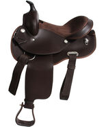 Western Cordura Trail Barrel Horse Wide Full QH Bars SADDLE Brown 4988-8... - $346.16 CAD