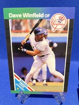 Dave Winfield # 6 1989 Donruss Baseball Card - £16.34 GBP