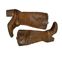 Born Womens Size 7 38 Leather Brown Knee High Western W62123 Alize Soft ... - £46.38 GBP