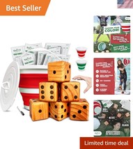Family Fun Yardzee Game Set - Classic 20+ Games with Collapsible Storage... - $74.99