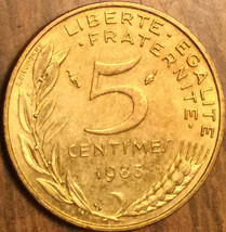 1983 France 5 Centimes Coin - £1.01 GBP