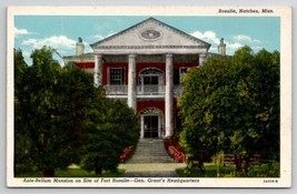 Natchez Mississippi Rosalie Antebellum Mansion Grants Headquarters Postcard E21 - £6.25 GBP