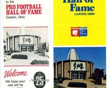 1988 Pro Football Hall of Fame Brochure Guide &amp; NFL Man of the Year Booklet - $24.72