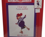 Candamar Designs Counted Cross Stitch, Red Hat Society Carefree Ruby Cra... - $5.82