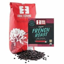 Equal Exchange Organic Coffee French Roast Bulk Whole Bean Blends 5 lb. - £69.05 GBP
