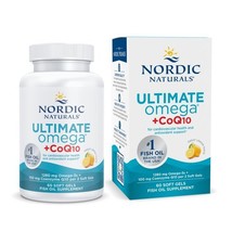 Nordic Naturals Ultimate Omega +CoQ10 Softgels, 1280 Mg, Non-GMO, 60 Ct. - $431.73 MXN